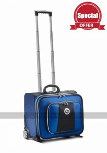 Drakes Pride Low Roller Trolley Bag - Royal