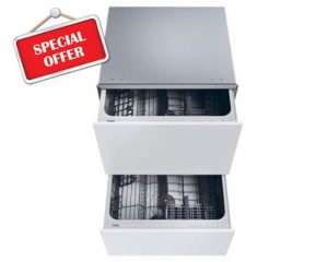 Haier Series 6 XDD 66E5LS-80 Fully Integrated Double Drawer Dishwasher