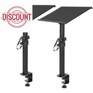 BQKOZFIN Desktop Clamp Speaker Stands Set of 2