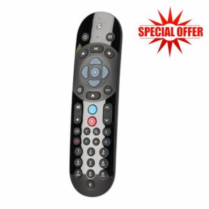 Everyday Remotes - Sky Q Remote Control Replacement with Voice Control - Batteries Included – Compatible with Sky Q Boxes - Replacement for Sky Remote Control