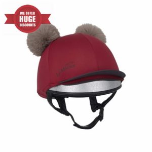 LeMieux Mini Double Pom Hat Silk - Embe