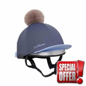 LeMieux Esme Hat Silk - Dusk Blue