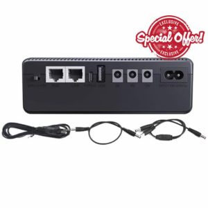 Router Battery Supply - 10400 Mah Backup Battery Supply