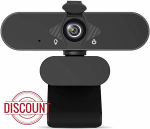 1080p Webcam for PC with Microphone
