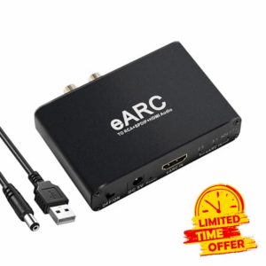 H.May eArc to RCA+SPDIF+HDMI Audio Converter