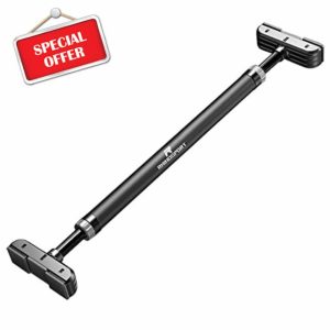 RHINOSPORT Door Pull Up Bar Doorway Chin Up Bar from 72-95 cm (28.3in-37.4in) Workout Equipment No Screws