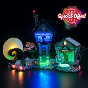 Remote Control Light Kit Compatible with Lego 21351 Tim Burton's The Nightmare Before Christmas (No Model)