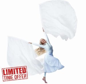 Baisdan 55" * 55" Worship Flags Angel Wing