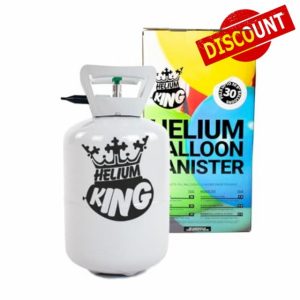 Disposable Helium Gas Canister - Fills 30 x 9 Inch Latex Balloons or 14 Foil Balloons - Helium Balloon Gas UK Filled Helium Cylinder for Party Balloons