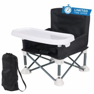 Foldable Baby Feeding Chair - Portable Baby Seat Travel Chair - Toddler Feeding Chair Give Your Baby Cozy Place to Eat with The Whole Family