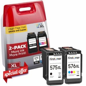 Firstoner PG-575XL CL-576XL Printer Cartridges multipack
