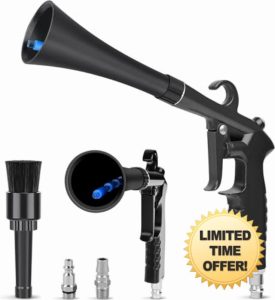 PARAROSE Car Cleaning Gun Detailing Interior Dryer Air Blow Gun