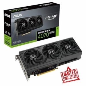 ASUS Prime GeForce RTX 4070 Super OC Edition 12GB GDDR6X (Nvidia GeForce DLSS 3