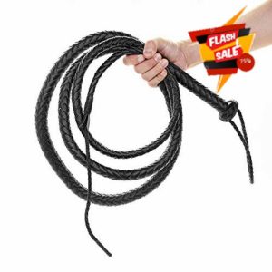 bekinky Cowboy Whip Cat Woman Long Whips Costumes Supplies for Halloween Costume Accessories 7.8ft/2.4m