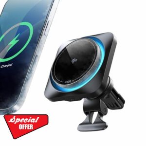 ESR for Qi2 15W MagSafe Car Mount Charger CryoBoost Phone Cooling