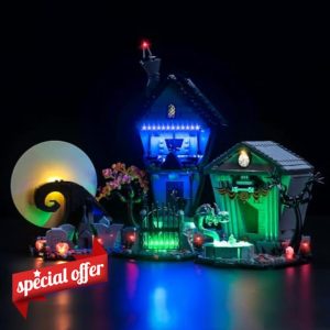 Led Light Set Compatible with Lego Tim Burton's The Nightmare Before Christmas (No Model)