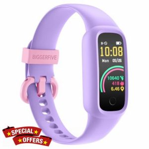 BIGGERFIVE Vigor 2 L Kids Fitness Tracker Watch for Boys Girls Ages 5-15