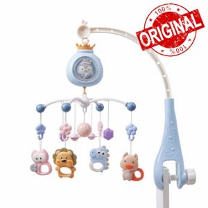 Warmiehomy Baby Cot Mobile with Light and Music Baby Crib Musical Mobile for Baby Cot with Penguin Projection Timing Function Remote Control Nursery Mobiles for Babies 0-12 Months