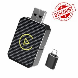 Wireless CarPlay Adapter UK 2024 Upgraded Plug & Play Wireless CarPlay Adapter for iPhone