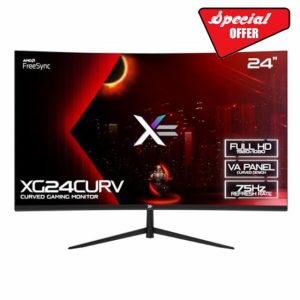 𝗫= 24 Inch Curved Gaming Monitor