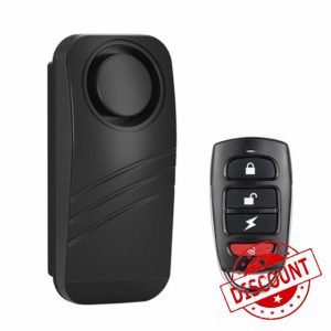 Bike Alarm Wireless Vibration Sensors: Motorcycle Alarm with Remote