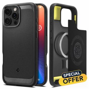 Spigen Rugged Armor MagFit Case for iPhone 16 Pro