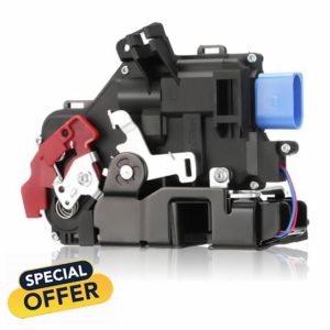 GEARLEADER Door Lock Actuator Front Left Passenger Side 9 Pins Compatible with VW Golf MK5 Caddy Jetta Touran 2003-2010 3D1837015