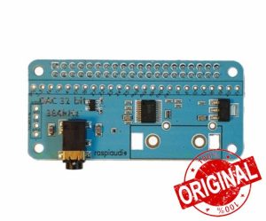 RASPIAUDIO Audio DAC Hat Sound Card (Audio+V3) for Raspberry PI5 / PI4 / Pi Zero / PI3 / PI3B / PI3B+ / Better Quality Than USB