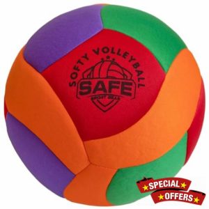 Safe Sport Gear - Softy Volleyball - Super Soft Volleyball Designed for Inside Your House - Perfect Kids Volleyball with a Realistic Feel - Indoor Volleyball for Kids