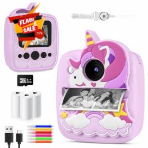 CHRERNA Kids Camera Instant Print
