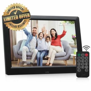 Digital Photo Frame 9 Inch Digital Picture Frame 1024 * 768 HD IPS Screen Support Video/Photo/Music USB or SD Card with Remote Control