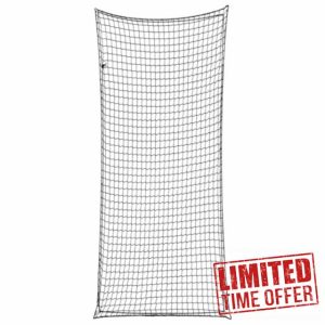 idaXL Trailer Net Cover - Black Polypropylene Elastic Cargo Mesh for Truck Beds/SUVs/Roof Racks - 8 x 3.5 m