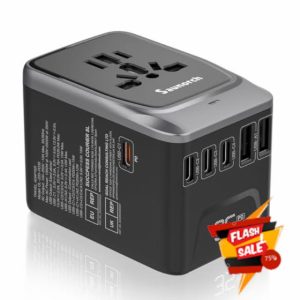 SAUNORCH Universal Travel Adapter