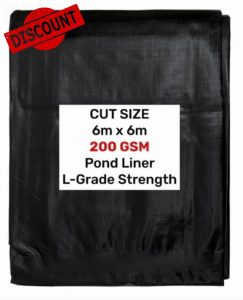 6m x 6m Flexible Pond Liner