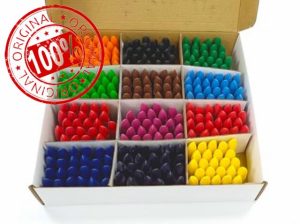 Major Brushes Assorted Chubby Wax Crayons – Class Pack of 288
