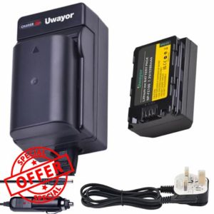 Uwayor NP-FZ100 Camera Battery Charger Set Replacement Battery Kit USB Battery Charger for Sony A7 III A7R III A7R IV A9 A6600 Alpha 9 Alpha 9S A9S A7III A7R3 A7R4 Cameras