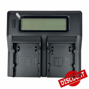 Dual LCD Camera Battery Quick Charger for BP-A30 BP-A60 BP-A90 Battery
