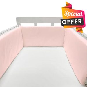 Cot Bumper Breathable Crib Bumper Breathable Mesh Cot Liner Crib Rail Cover Baby Crib Bumper Baby Boys Girls Nursery Breathable Crib Bedding Baby Bed Bumpe