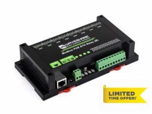 Waveshare 8-Ch Ethernet Relay Module (B) With Digital Input