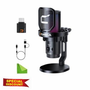 comica Uni Pro D Wireless USB Microphone for Computer and Smartphone
