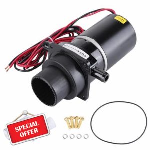 Hiolpen 37041-0010 Motor Pump Assembly 12V Suitable for Jabsco 74001-2460 Marine Electric Toile