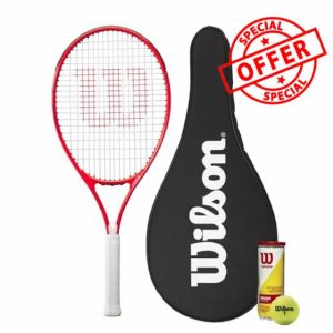 Wilson Federer Red Junior Tennis Racket 26" (Bundles Available)