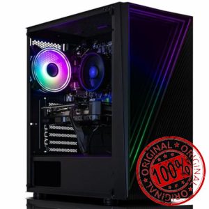 ADMI Gaming PC • Intel Core i5 14400F • Nvidia RTX 4060 8GB GDDR6 • 16GB RAM 3200MHz • 1TB NVME SSD • 550W PSU • Black Infinity RGB Gaming PC Case • Wifi • Windows 11
