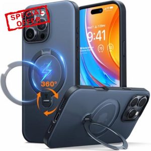 TORRAS 360° Spin Magnetic Stand for iPhone 16 Pro Case