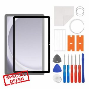 swark 11 Inch Display Glass Front Glass Repair Replacement Set Compatible with Samsung Galaxy Tab A9+ SM-X210