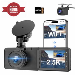 Dash Cam Front and Rear Camera