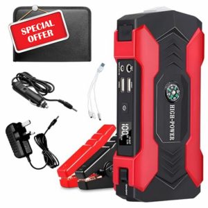 Car Jump Starter Power Pack (up to 6.0L Gas Or 4.0L Diesel)