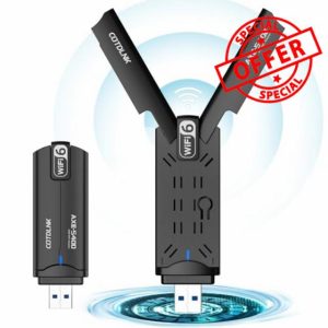 AXE5400 USB WiFi 6 Adapter for Windows 10/11