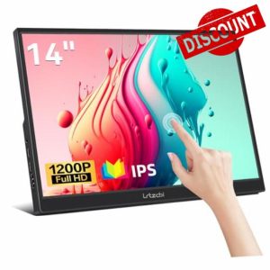 Lrtzcbi Portable Monitor Touchscreen 14 inch