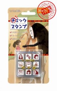 mussor Beverly Studio Ghibli Mini Stamps Set 9 Stamps Anime Stationary with Acrylic Case